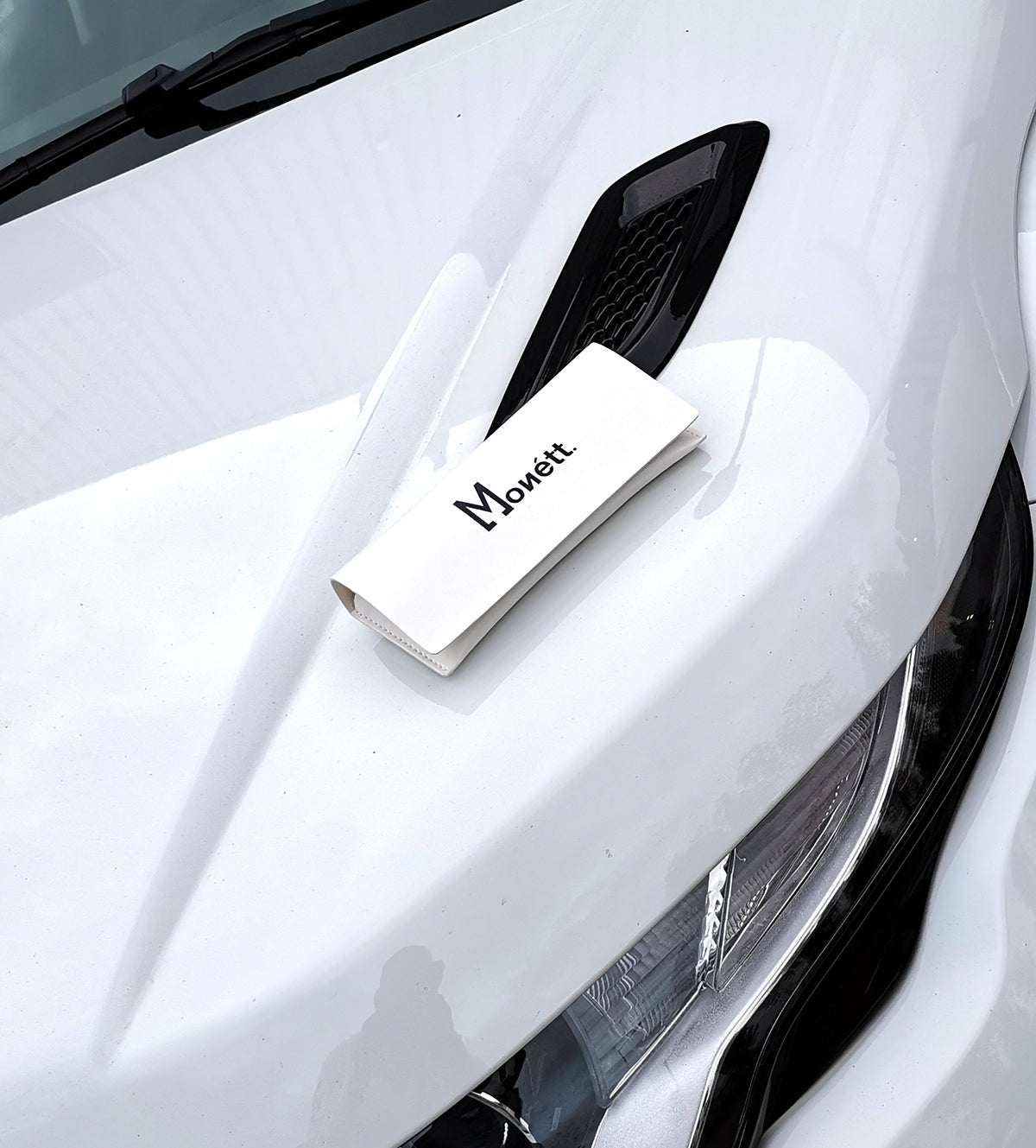 Sunglasses case on car