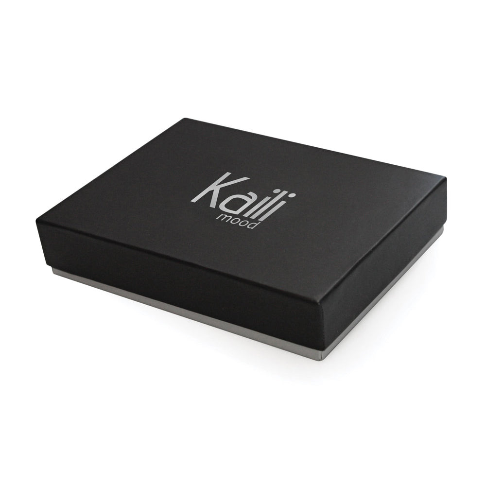 Black rectangular box with 'Kaili Mood' branding on a white background