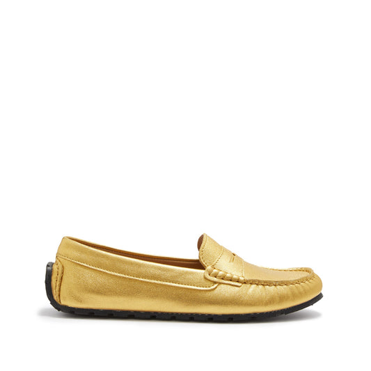 Women's Yellow Gold Eco Penny Loafers