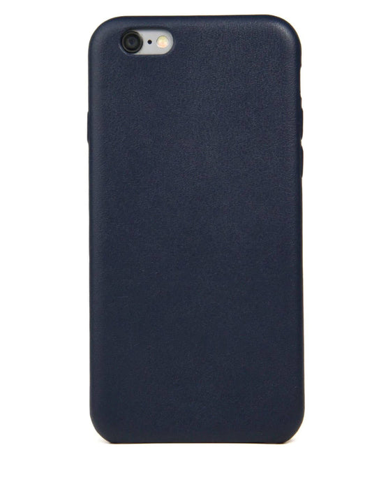 Navy Leather iPhone 6/6s Case by Hugs & Co