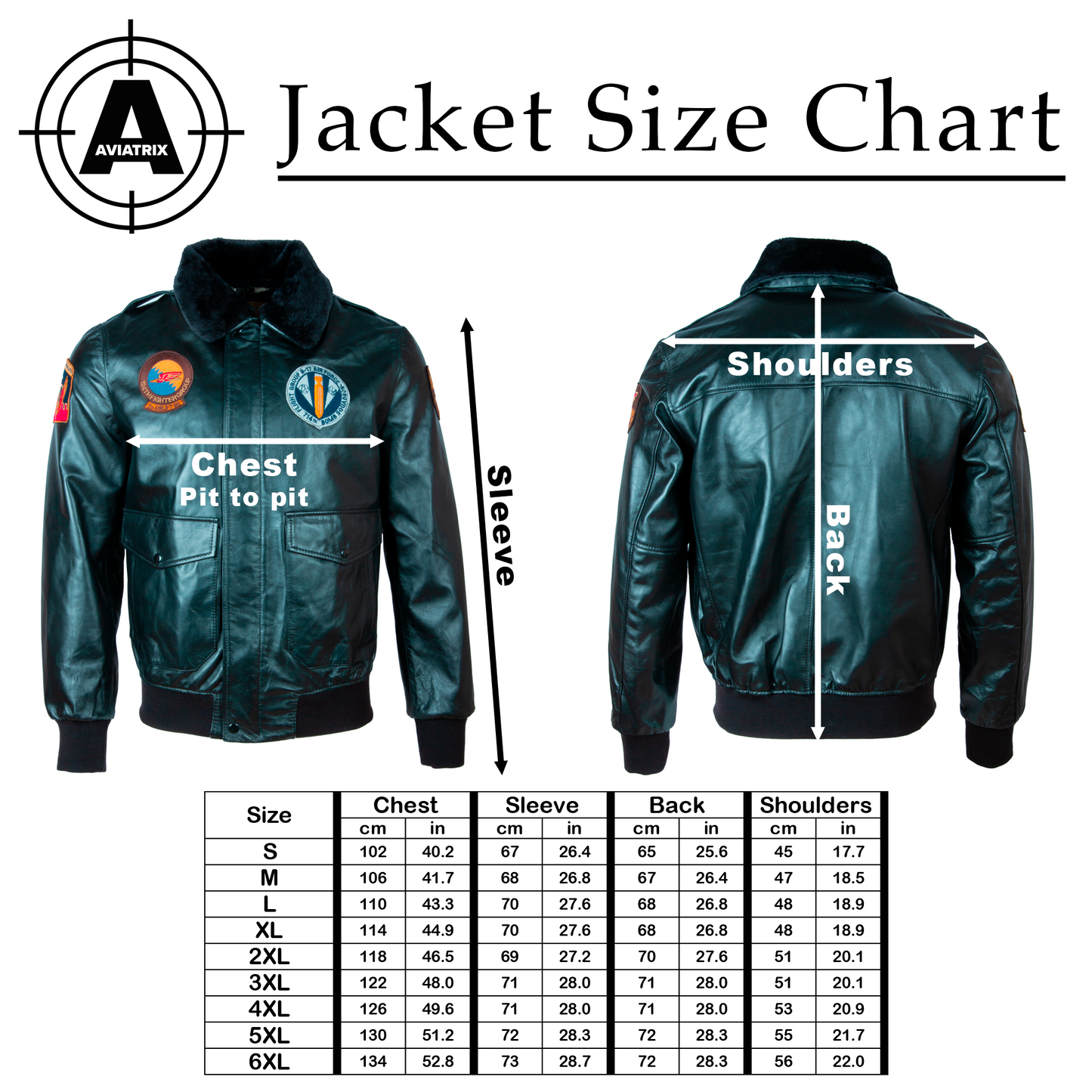 Men's Black Leather Aviator Bomber Jacket