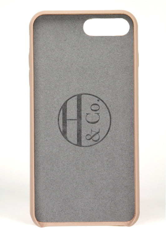 Pink Leather iPhone 7/8 Plus Case by Hugs & Co