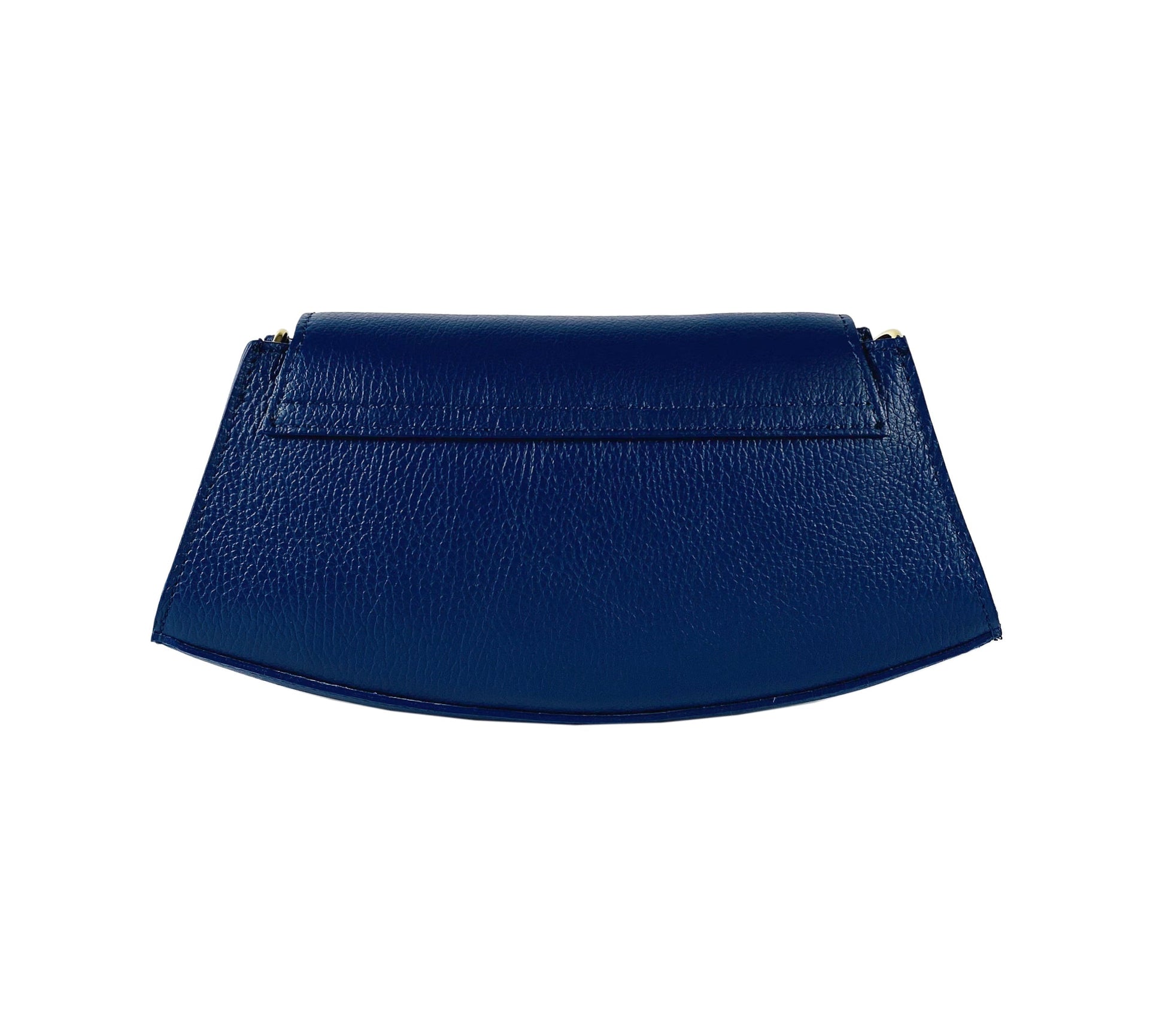 Blue handbag on a white background