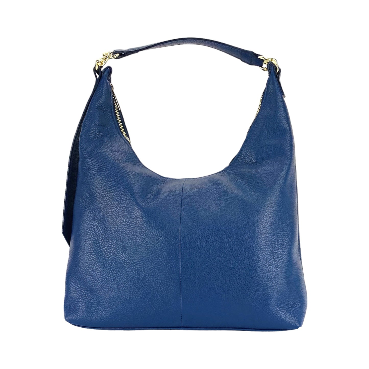 Blue handbag on a white background