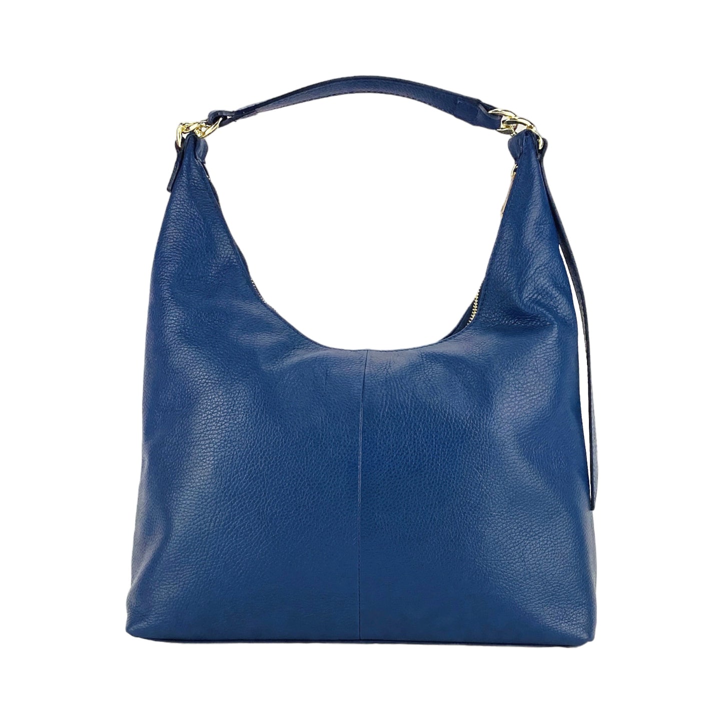 Blue handbag on a white background