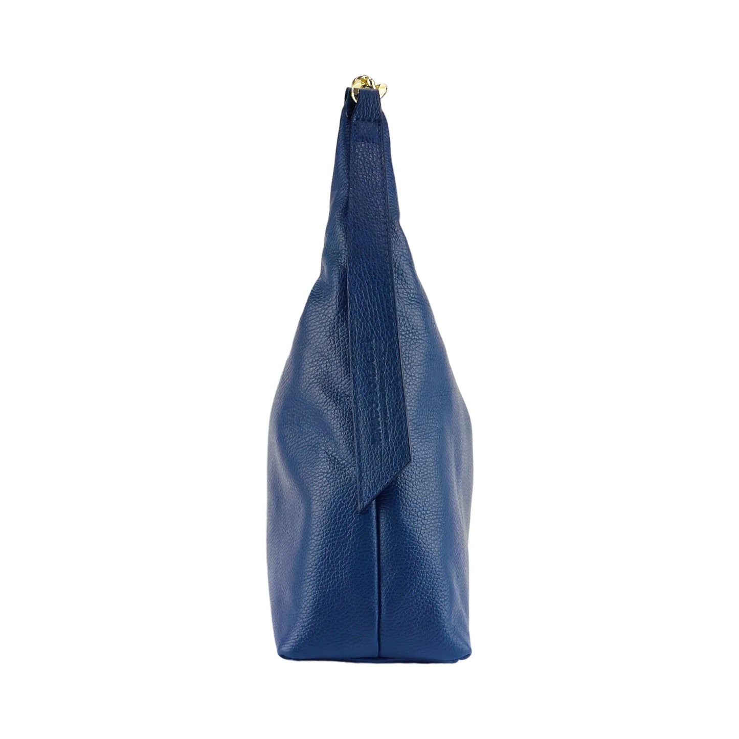 Blue handbag on a white background