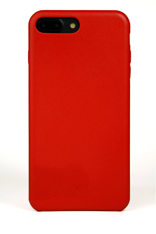 Red Leather iPhone 7/8 Plus Case by Hugs & Co