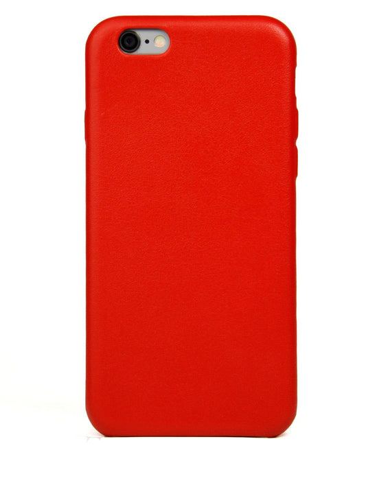 Red Leather iPhone 6/6s Case by Hugs & Co