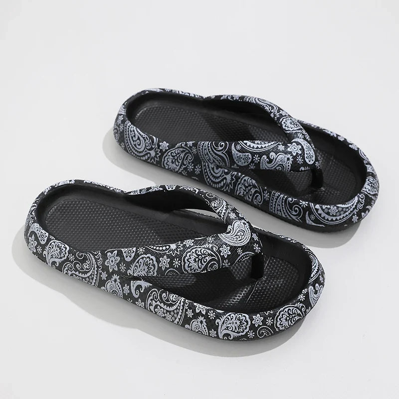 Women's Leopard Print Cloud Slippers