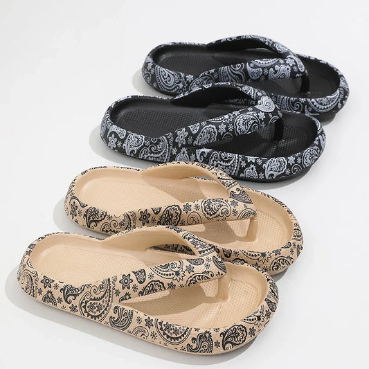 Women's Leopard Print Cloud Slippers