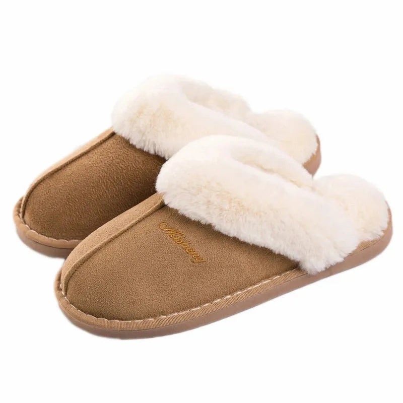 Women's Winter Warm Plush Indoor Slippers