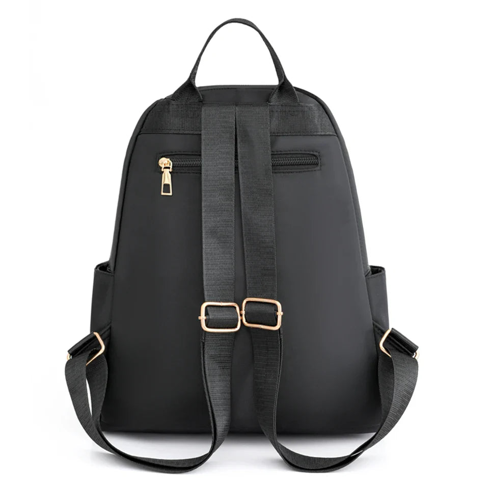 Women's Nylon Travel Backpack School Shoulder Bag