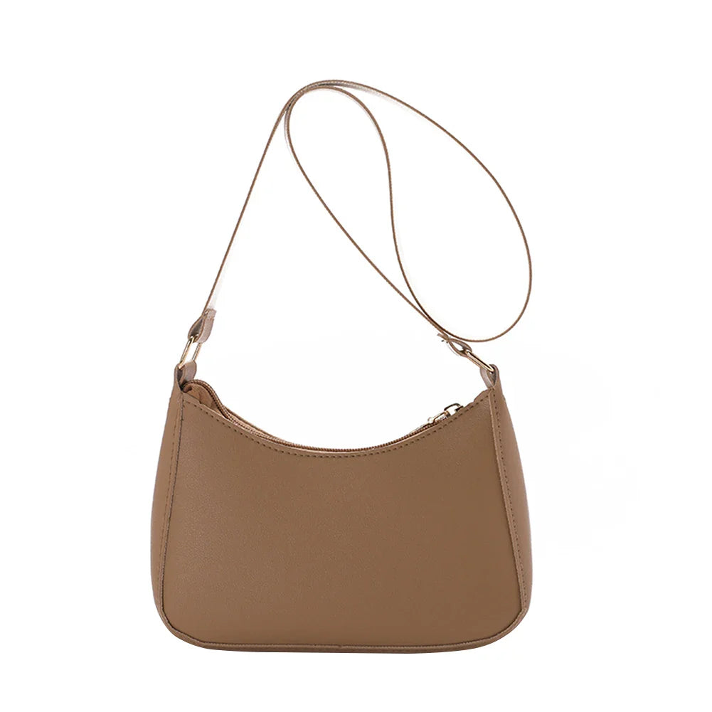 Women's Retro PU Leather Shoulder Hobo Bag