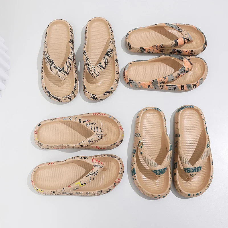 Women's Leopard Print Cloud Slippers
