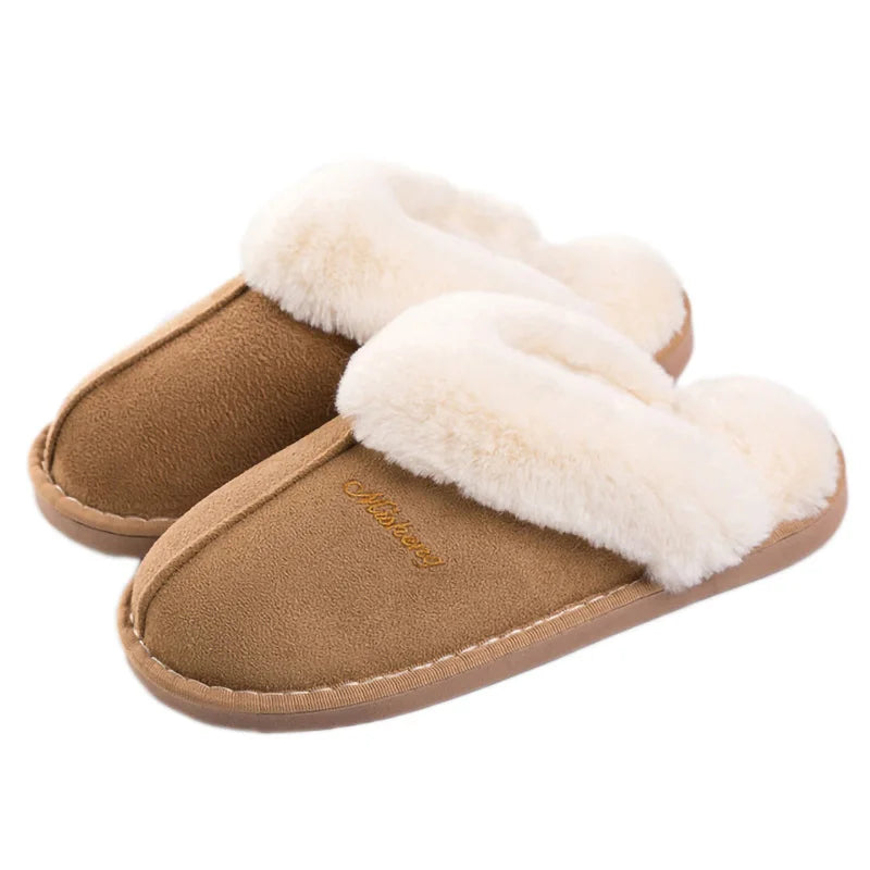 Women's Winter Warm Plush Indoor Slippers