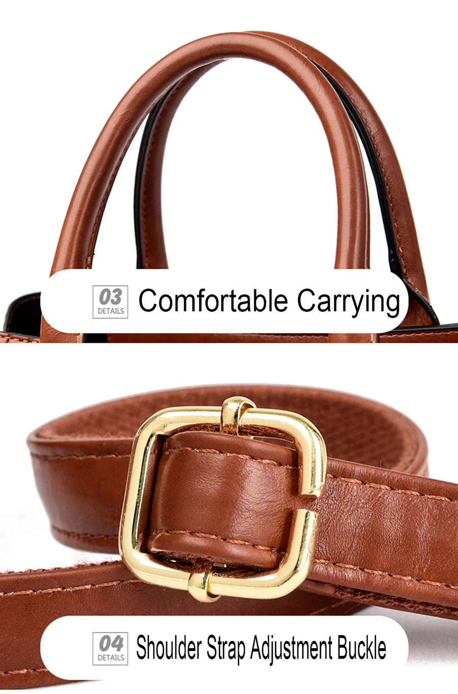 Women's Crocodile Pattern Shoulder Tote Bag