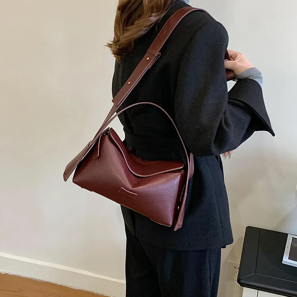 Women's PU Leather Shoulder Crossbody Bag