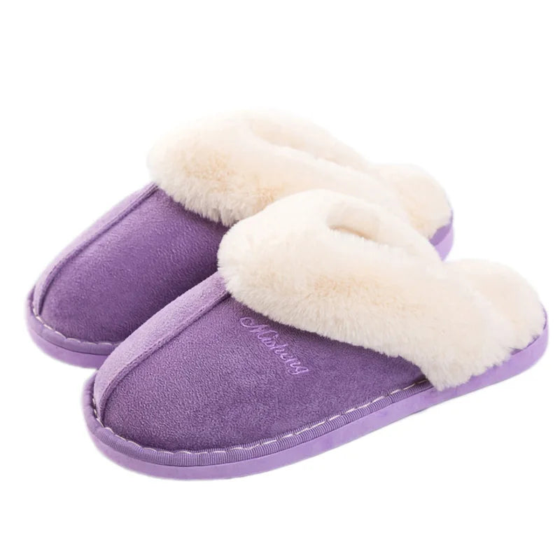 Women's Winter Warm Plush Indoor Slippers