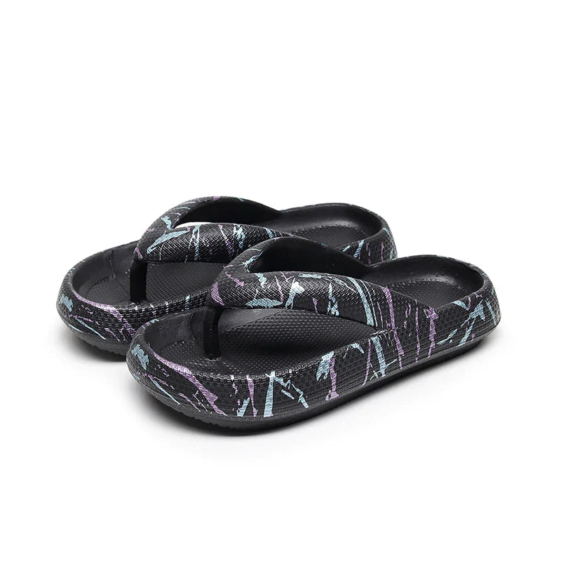 Women's Leopard Print Cloud Slippers