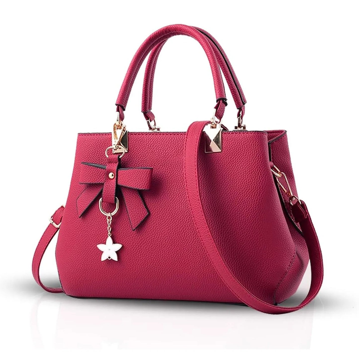 Women's Patent Leather Shoulder Tote Bag