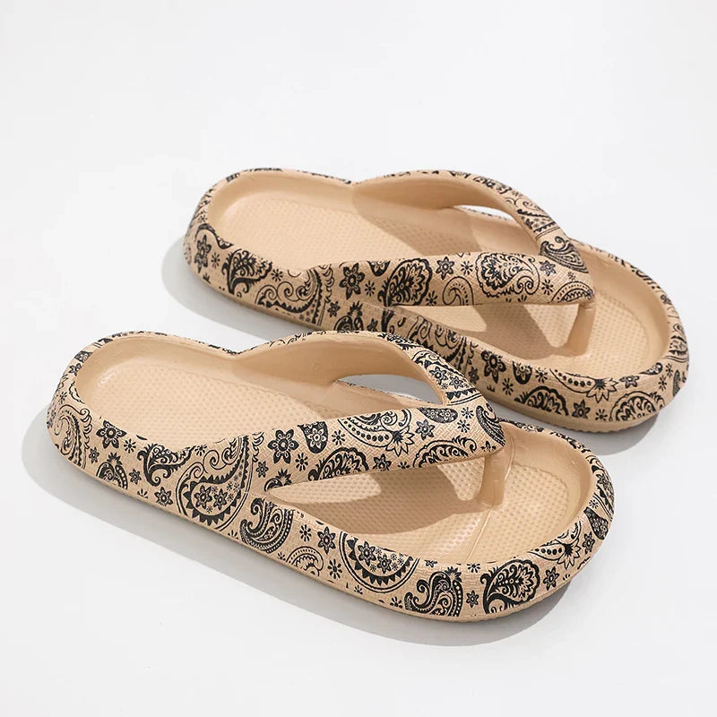 Women's Leopard Print Cloud Slippers