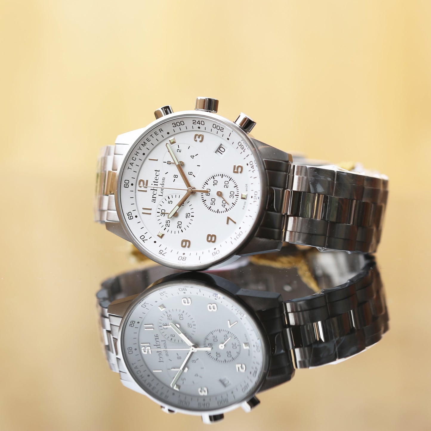 Swiss Made Men's Architect Endeavour Watch Engraved