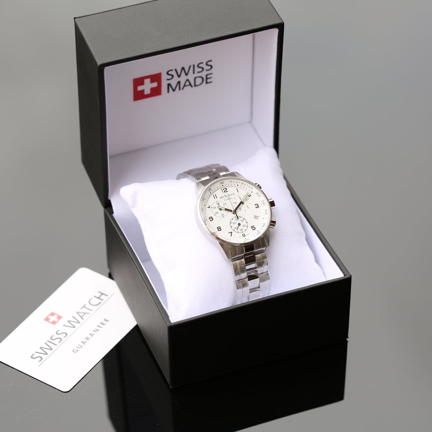 Swiss Made Men's Architect Endeavour Watch Engraved