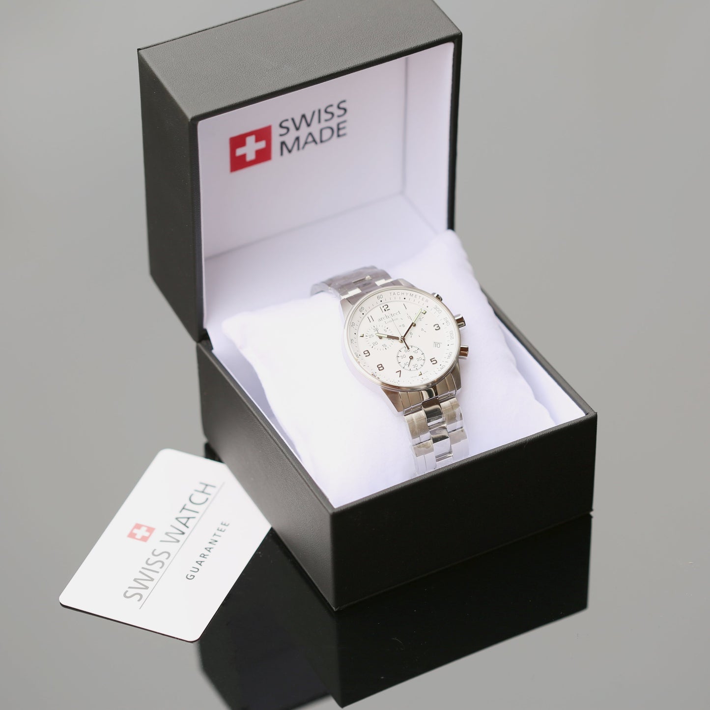 Swiss Made Men's Architect Endeavour Watch Engraved