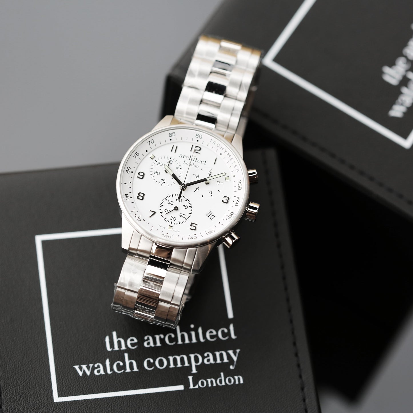 Swiss Made Men's Architect Endeavour Watch Engraved