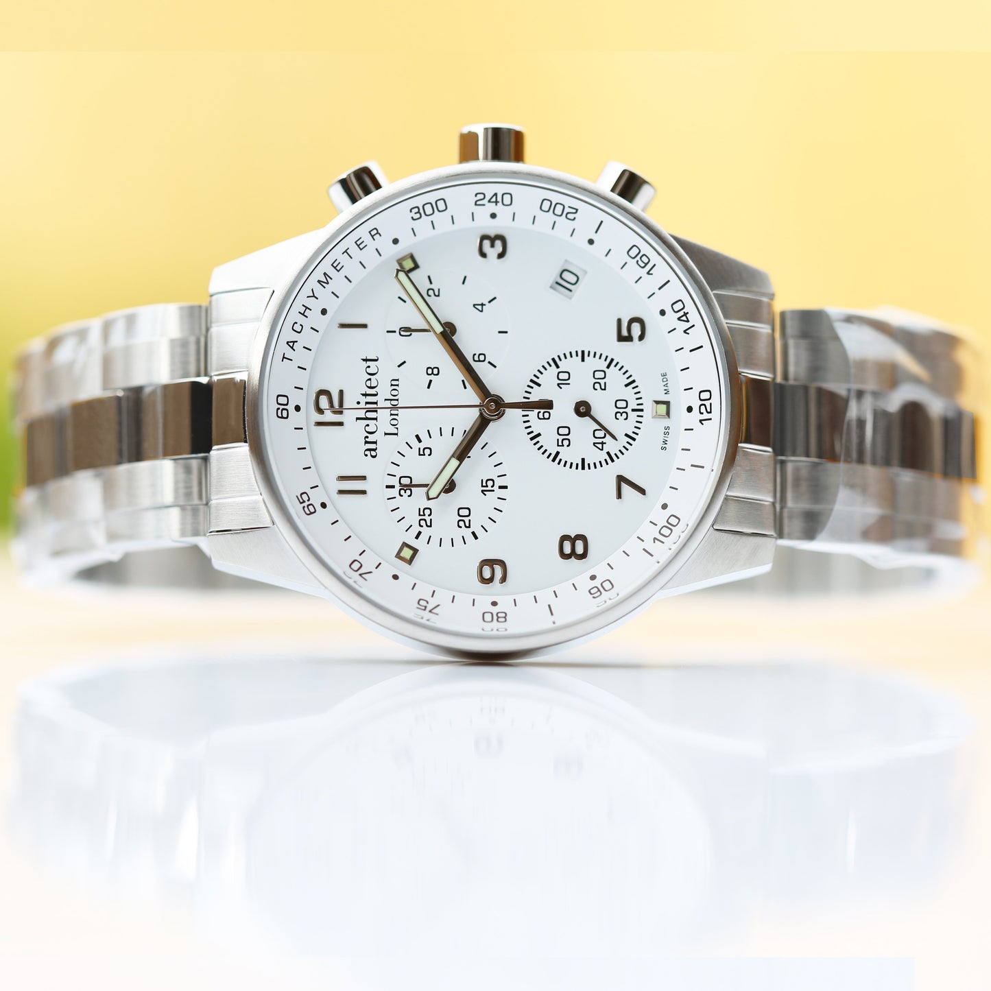 Swiss Made Men's Architect Endeavour Watch Engraved