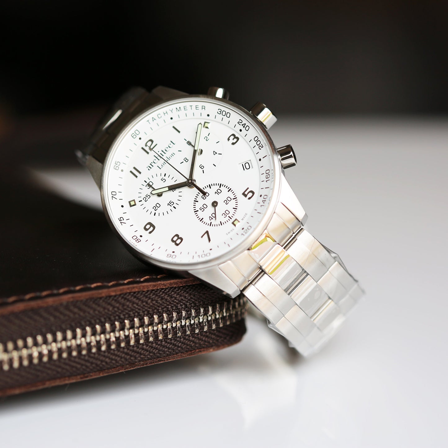 Swiss Made Men's Architect Endeavour Watch Engraved