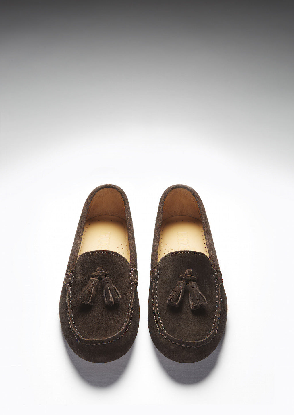 Women's Brown Suede Tasselled Driving Loafers