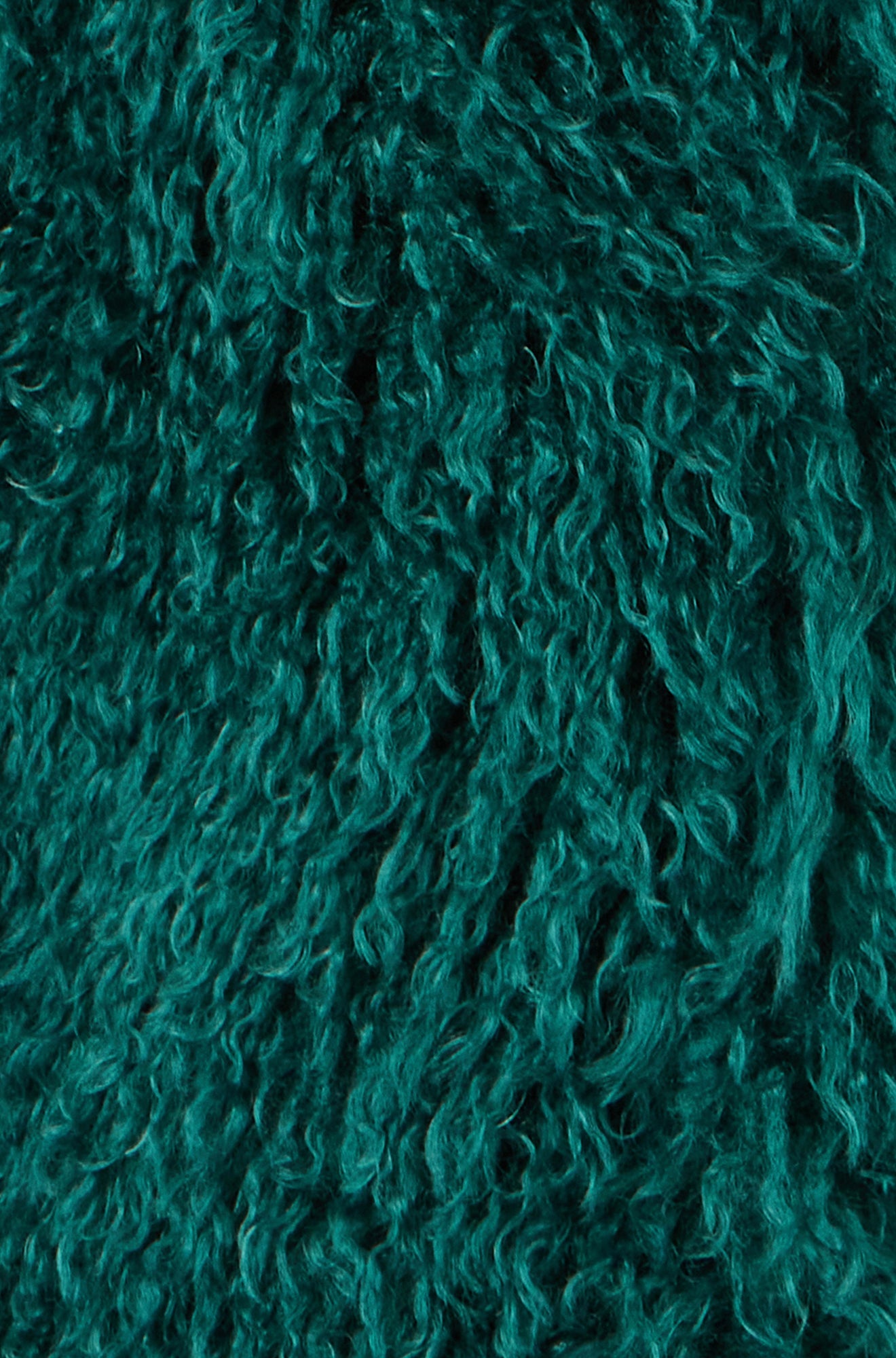 Close-up of teal textured fabric
