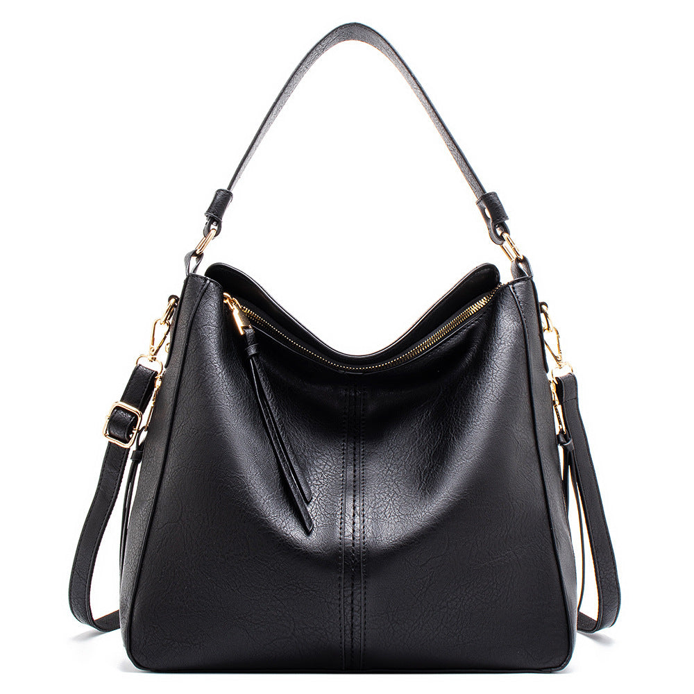 Women's Hobo Shoulder Bag with Crossbody Strap