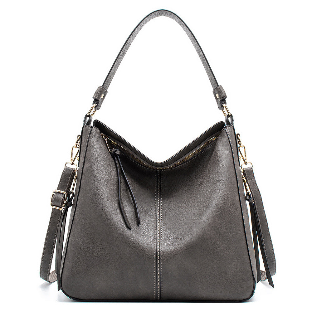 Women's Hobo Shoulder Bag with Crossbody Strap