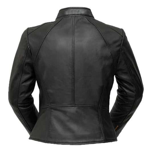 Alexie Ladies Premium Lambskin Leather Blazer - Luxury Professional Outerwear - Style Queenz