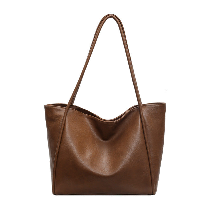 Women's Soft Leather Shoulder Bag Tote