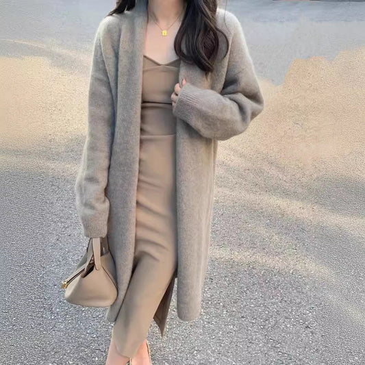 Women's V-Neck Knit Cardigan Sweater Coat