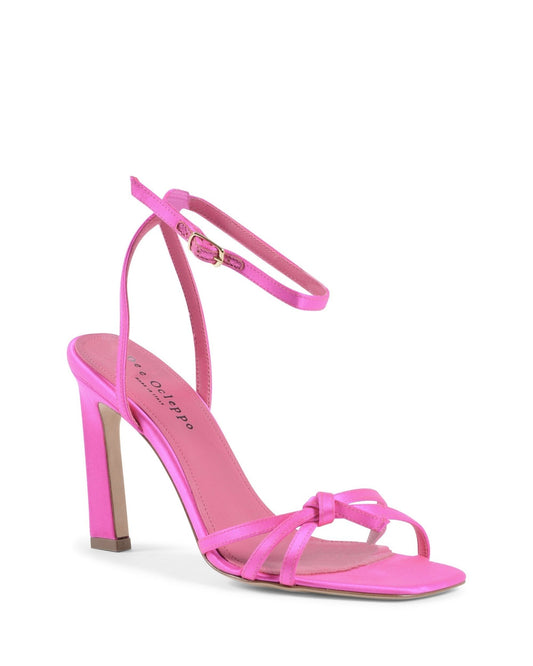 Bella Fuxia Satin Sandals - Italian Designer Heels 9cm for Romantic Evenings - Style Queenz