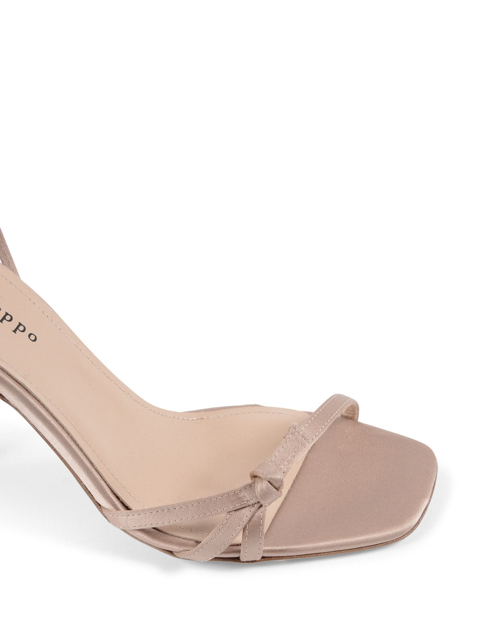 Bey Sandal Nude - Italian Satin High Heel Sandals - Style Queenz
