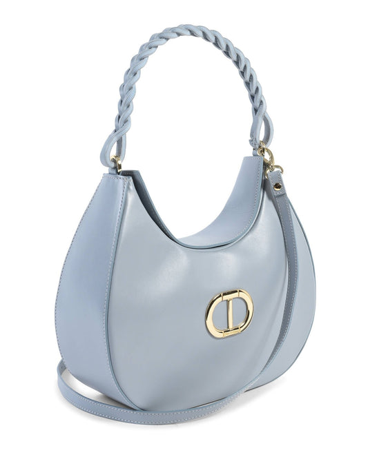 Big Torino Light Blue Handbag - Premium Italian Designer Bag - Style Queenz