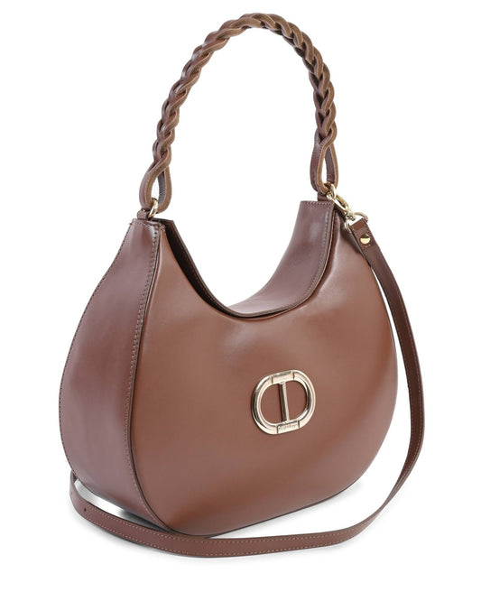 Big Torino Luxury Leather Bag - Dark Brown - Style Queenz