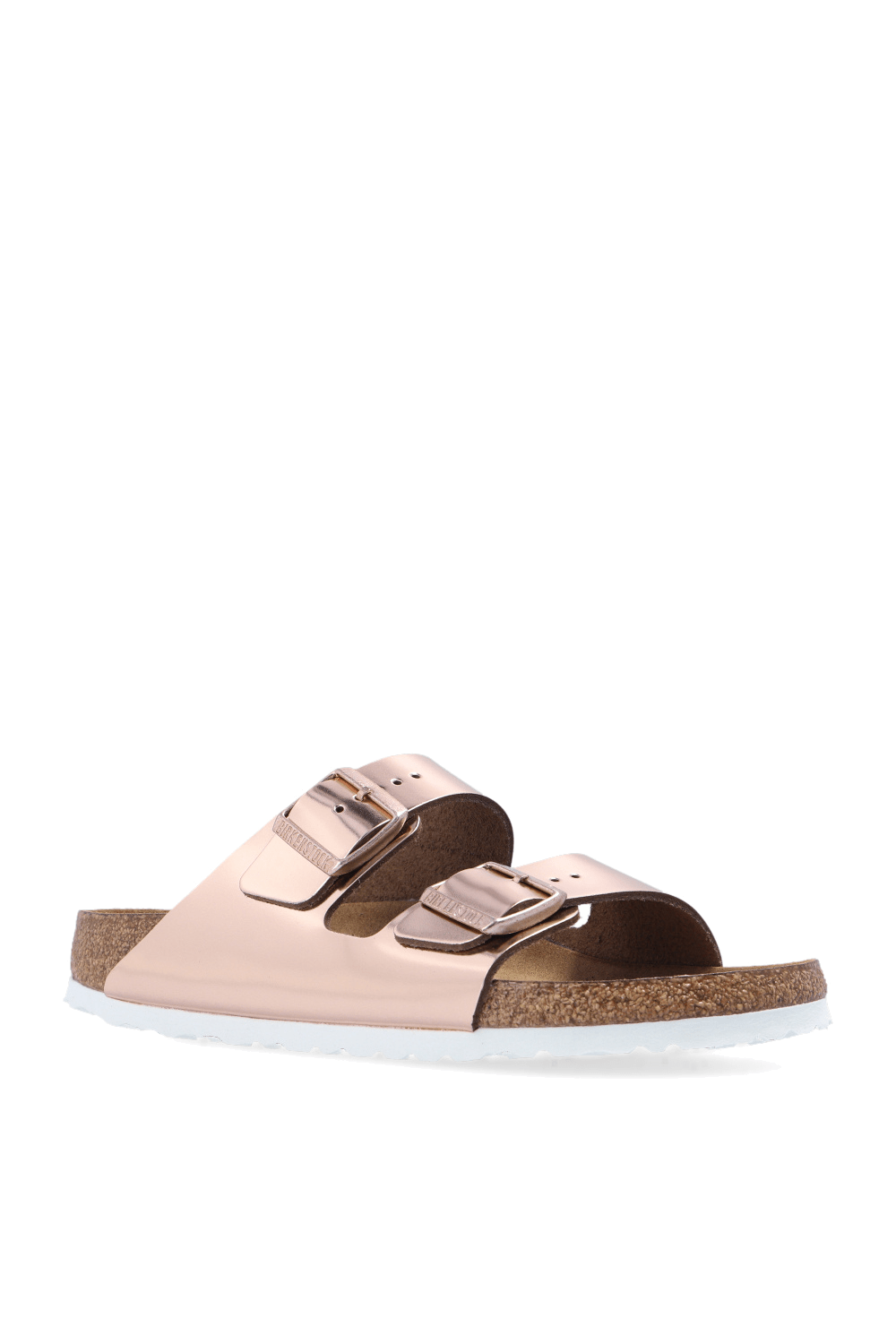 BIRKENSTOCK Arizona Women's Gold Metallic Leather Sandals - Adjustable Buckle - Style Queenz