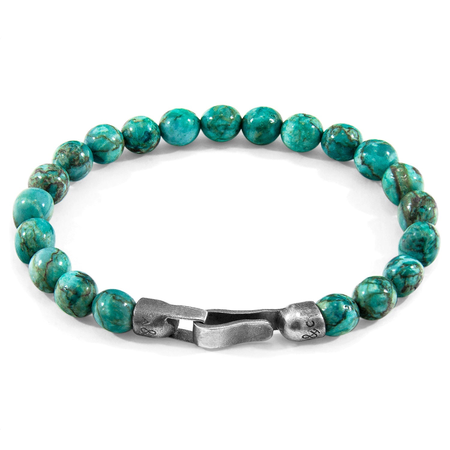 Blue Turquoise Nachi Bracelet - Handcrafted Sterling Silver Beaded Jewelry - Style Queenz