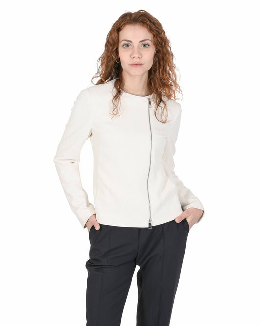 Boss by Hugo Boss White Women's Jacket - Premium Polyamide Blend Designer Outerwear - Style Queenz