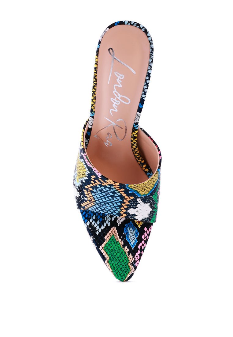 Bottoms Up Strappy Stiletto Heels - Patent Leather High Heel Sandals for Women - Style Queenz