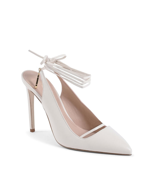 Brenda Crudo Nude Leather Stiletto Heels - Italian Luxury - Style Queenz