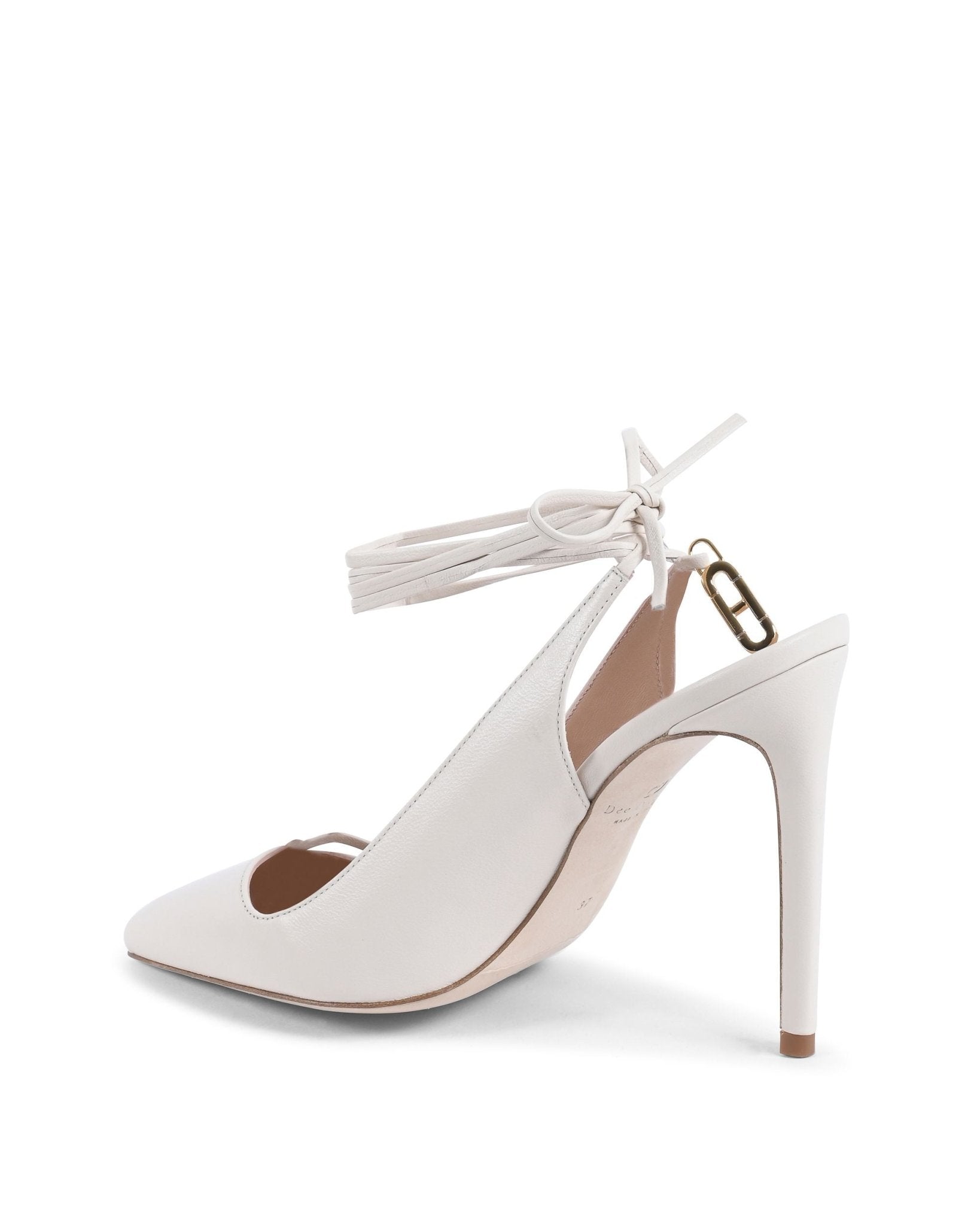 Brenda Crudo Nude Leather Stiletto Heels - Italian Luxury - Style Queenz