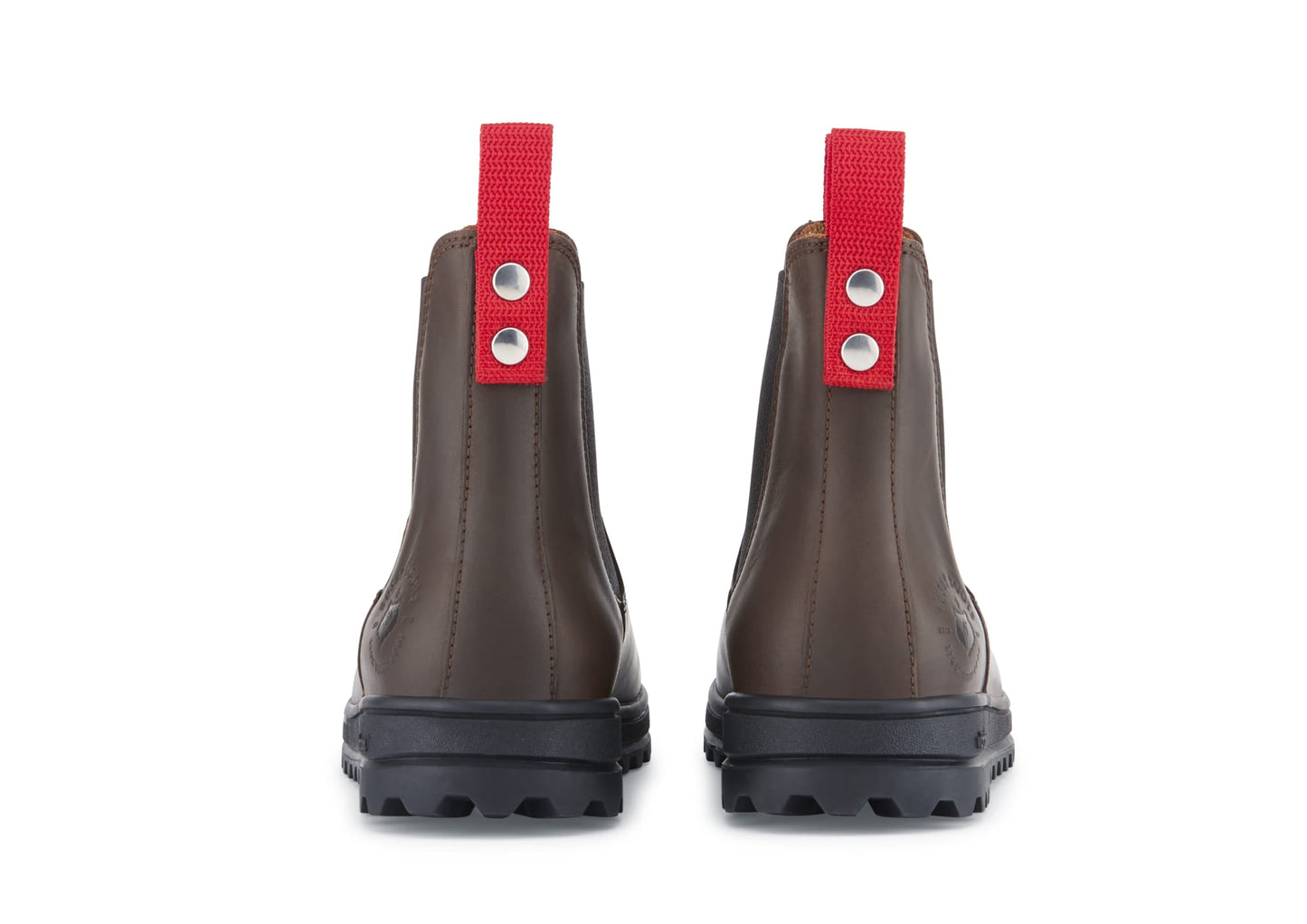 Women's Brown Leather Winter Chelsea Boots