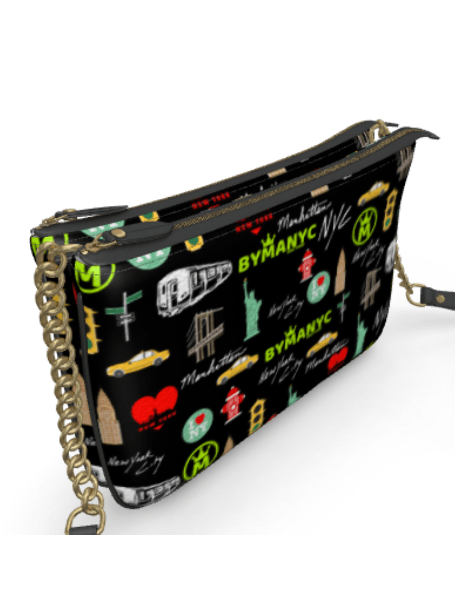 BYMANYC Noir Couture Designer Bag - Luxury Black Handmade New York Collection - Style Queenz